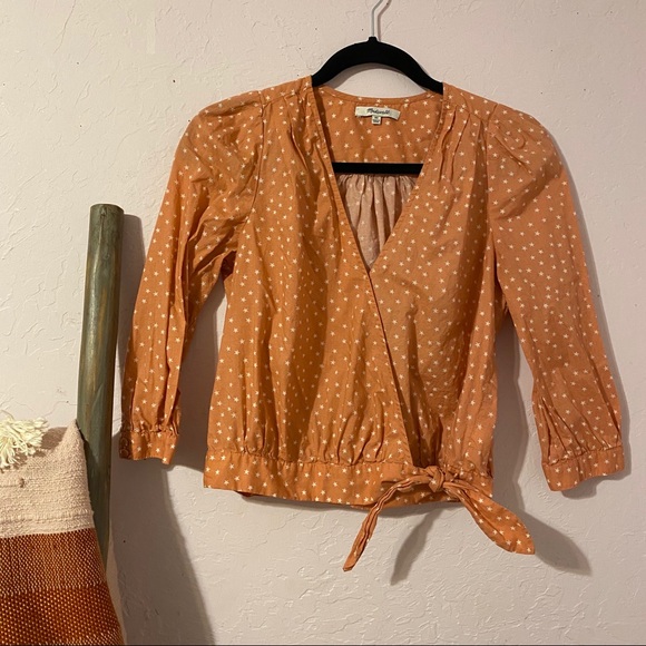 Madewell star wrap top - Picture 1 of 4